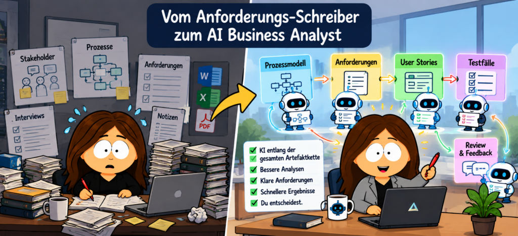 Vom Anforderungs-Schreiber zum AI Business Analyst - AKROS Academy
